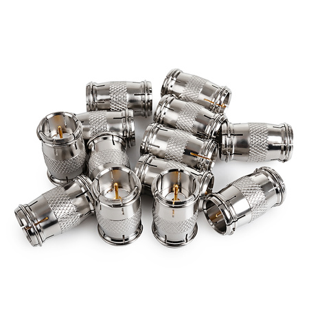 Przejście wtyk F - wtyk F "szybkie" TV-FF03 1szt