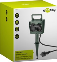 Goobay AC 230V knock-in power outlets