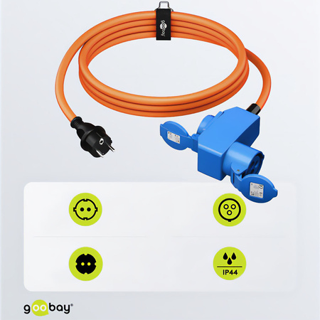 Zástrčka nabíjacieho adaptéra pre elektrické vozidlá AC 23kW 230V 10A LAPP