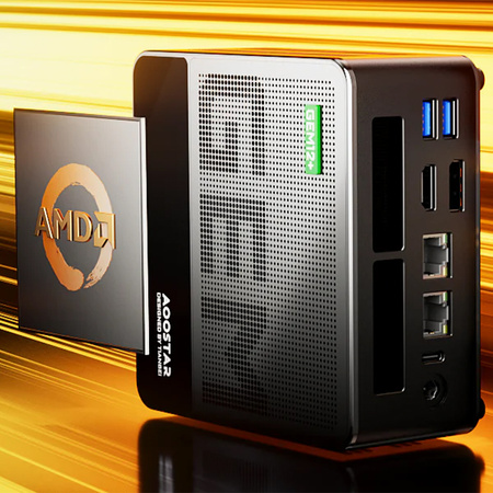 Aoostar Gem 12+ miniPC Ryzen 7 PRO 8845HS 32GB 1TB