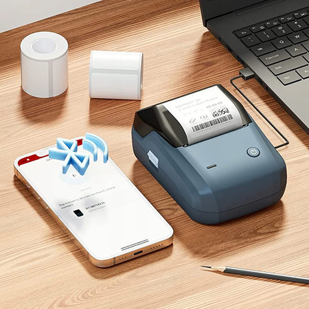 Niimbot D110 blue label printer