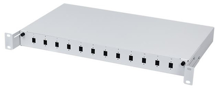 Przełącznica 19" 1U 12xSC Simplex Szara stała