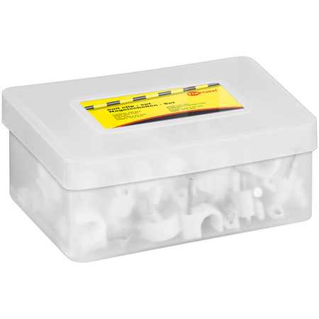 Flop uchwyt kabla okrągły 9mm 100szt Goobay