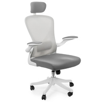 ARON White swivel office chair