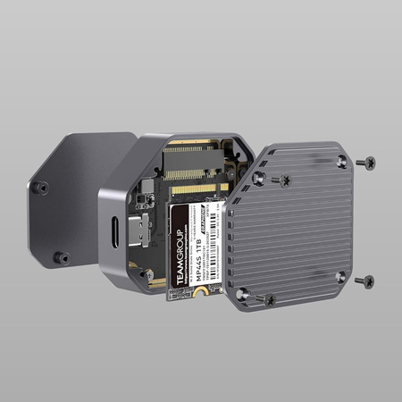 Přenosné mobilní pouzdro M.2 NVME 10 GB/s C drive