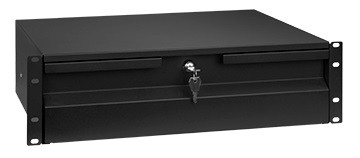 Spacetronik 3U 19'' rack drawer Black