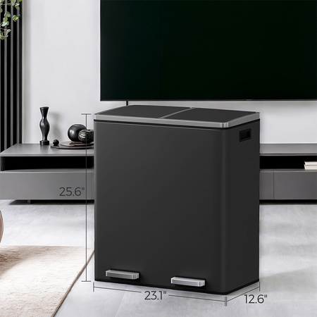 Funky Trash Can Ink Black Spacetronik Podwójny