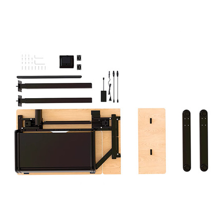 Zestaw ergonomiczny biurko kreślarskie DOLF SPE-F120 + fotel HAVARD-02