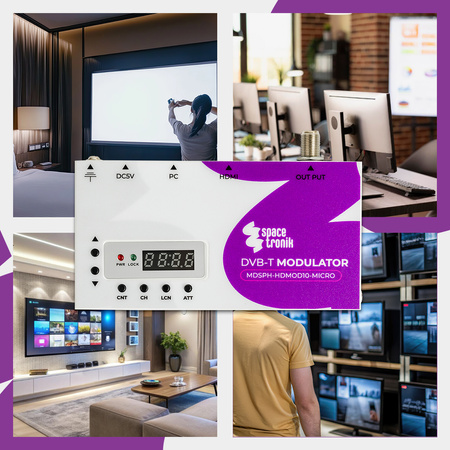 Modulator HDMI Spacetronik HDMOD-10 Micro