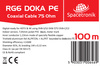 Kabel RG6 Spacetronik DOKA PE 4K Trishield 100m