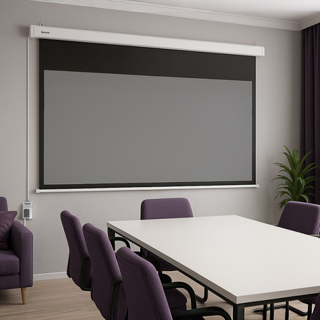 Elektryczny Ekran Projekcyjny PEV Ścienny 100"