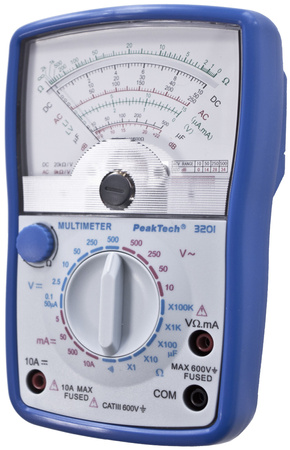 Multimetr analogowy 500V 10A AC DC PeakTech 3201