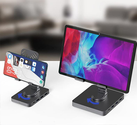 Víceportový stojan pro telefon USB-C 10 v 1 SPE-PB03