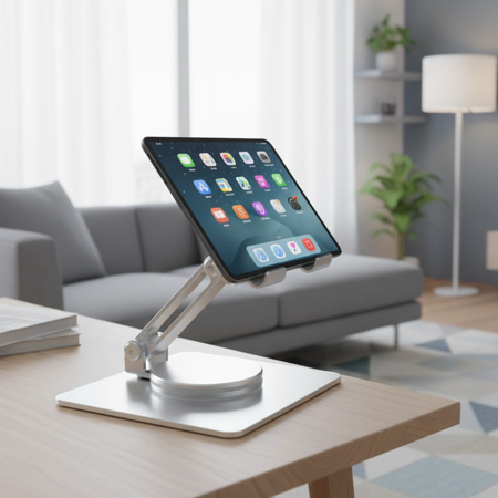 Obrotowa Podstawka na Tablet/Telefon SPP121G 360° Aluminium