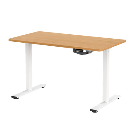 Zestaw ergonomiczny biurko manualne SPE-O113 100×60 + krzesło LUMBO 33