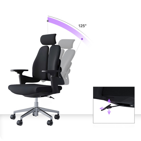 Barry Bürodrehstuhl Schwarz