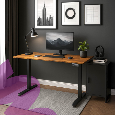 Elektryczne biurko Moris SPE-O111BR 100×60 cm