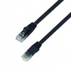 CAT 6A płaski kabel sieciowy U/UTP czarny 20M