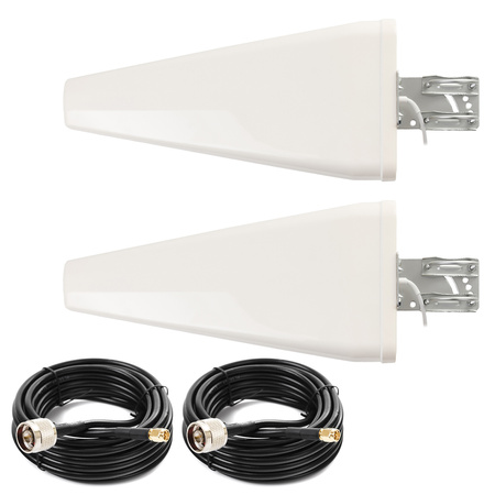 LTE 4G N 2x5m Richtantennen-Set