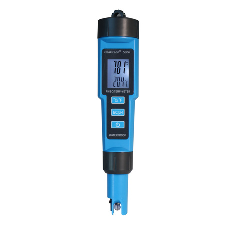 PeakTech 5306 Liquid pH temp and EC meter