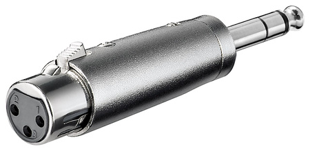 Zásuvka audio adaptéru XLR - Jack 635 mm Goobay