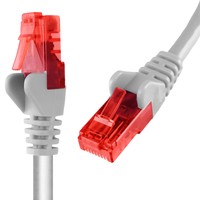 Kabel RJ45 CAT 6 U/UTP AWG24 bílý 2m