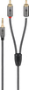 Audiokabel Klinke - 2x RCA Goobay Plus TEXTIL 2m