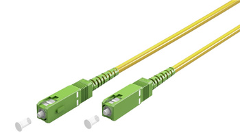 Goobay SIMPLEX OS2 SC-APC optický propojovací kabel 5 m
