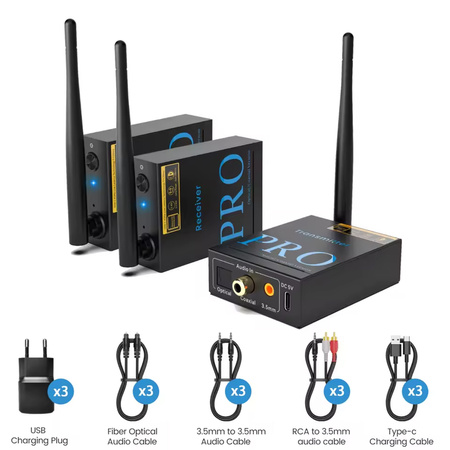 Transmiter audio HiFi 2.4GHz 3w1 1Mii RT5066ProM