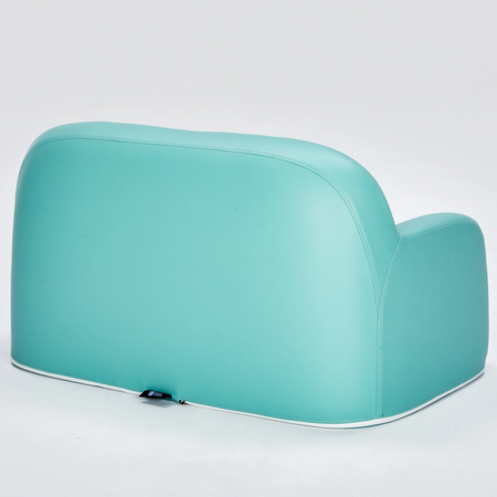 Zestaw mebli dziecięcych Spacetronik – stolik regulowany, sofa i fotelik niebieski