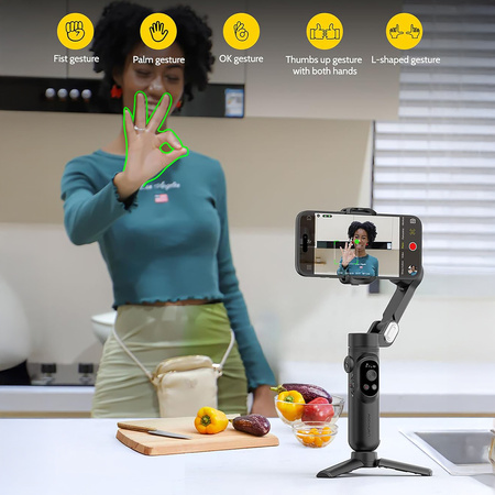 Gimbal 3-osiowy ze statywem do smartfona SMART X