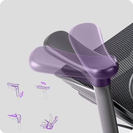 Otočné kancelárske kreslo Doris 30 Black