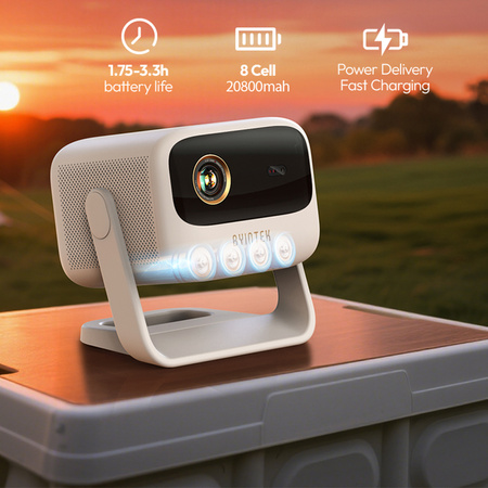 Projektor przenośny DLP WiFi 1080p GoogleTV BYINTEK Ufo U90