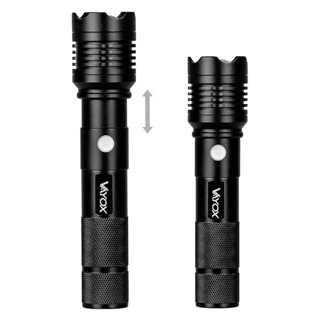 Latarka taktyczna metalowa 10W 800lm VAYOX VA0116