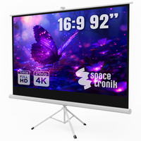 Ekran Projekcyjny ze Statywem 92" 4K Spacetronik