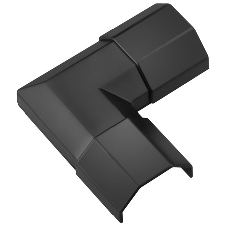 Ecke für Goobay Mastixstreifen 33mm Schwarz