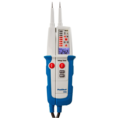 Skúšačka napätia PeakTech 1096 AC/DC s testom RCD