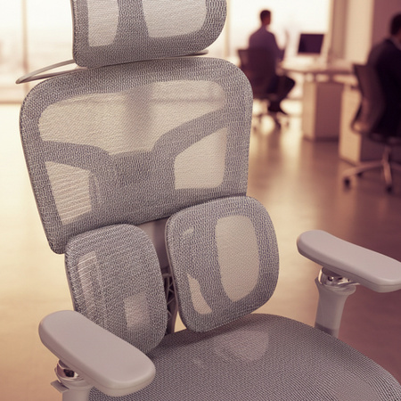 Regulowany Fotel biurowy 6D SPRINGO-02 Czarny