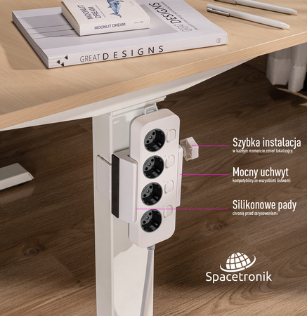 Spacetronik SPB010B držák napájecí lišty