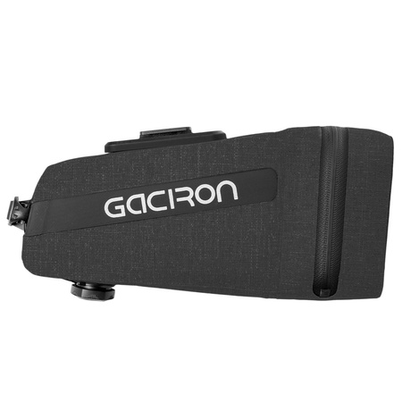 Torba rowerowa z lampą tylną NEST200 ciemnoszara