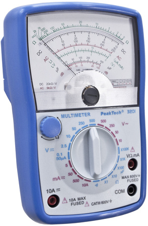 Multimetr analogowy 500V 10A AC DC PeakTech 3201