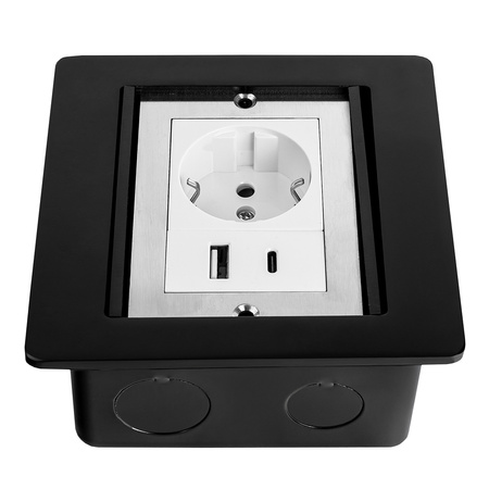 Gniazdo podłogowe otwierane Spacetronik W13B_V1