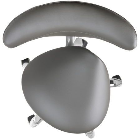 Ergonomiczny hoker regulowany SELLA 2 szary