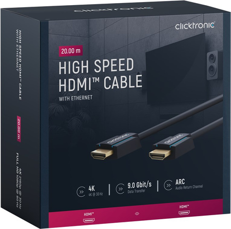 CLICKTRONIC HDMI 1.4 Full HD 20m cable