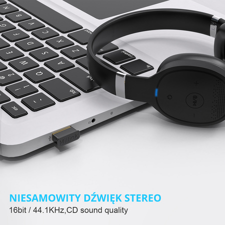 BT502 Adaptér Bluetooth 5.0 USB 1Mii EDR Windows