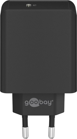 Goobay USB-C PowerD 65W mains charger BLACK
