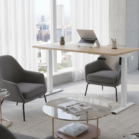 Spacetronik SPE-124W electric desk stand