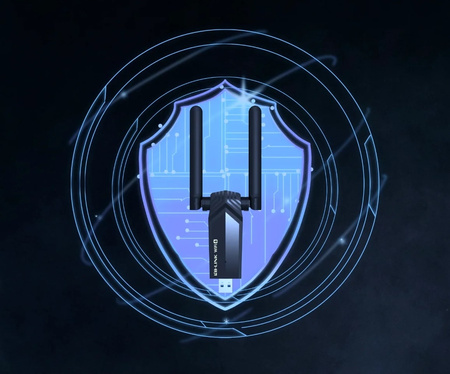 Karta sieciowa USB 3.0 Wi-Fi 6 1800Mbps WDN1800H