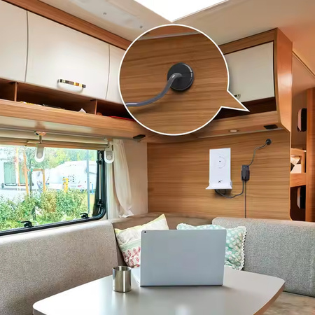 Zestaw Tulei Ściennych do Kabli Starlink Biały