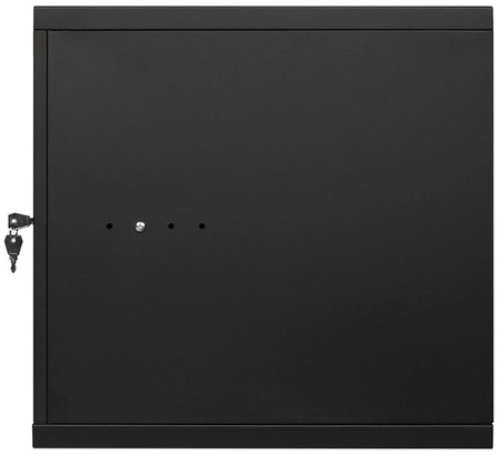 RACK 19'' 9U 600x450mm ČERNÝ Skleněné dveře